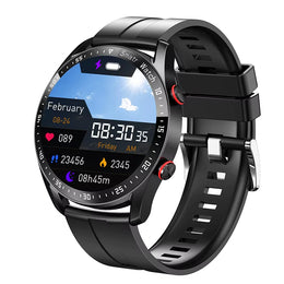 2026 New Bluetooth Call Smart Watch Men 360*360 HD Display Heart Rate Fitness Tracker ECG+PPG Business Smartwatches