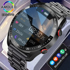 2026 New Bluetooth Call Smart Watch Men 360*360 HD Display Heart Rate Fitness Tracker ECG+PPG Business Smartwatches