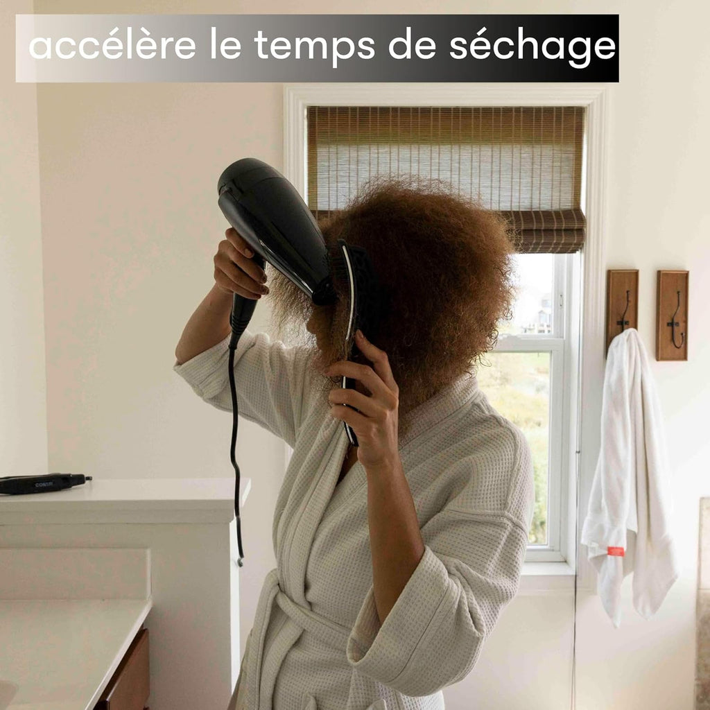 Brosse Démêlante Cheveux Bouclés Cheveux Bouclés, Démêlante, Noir