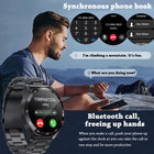 2026 New Bluetooth Call Smart Watch Men 360*360 HD Display Heart Rate Fitness Tracker ECG+PPG Business Smartwatches